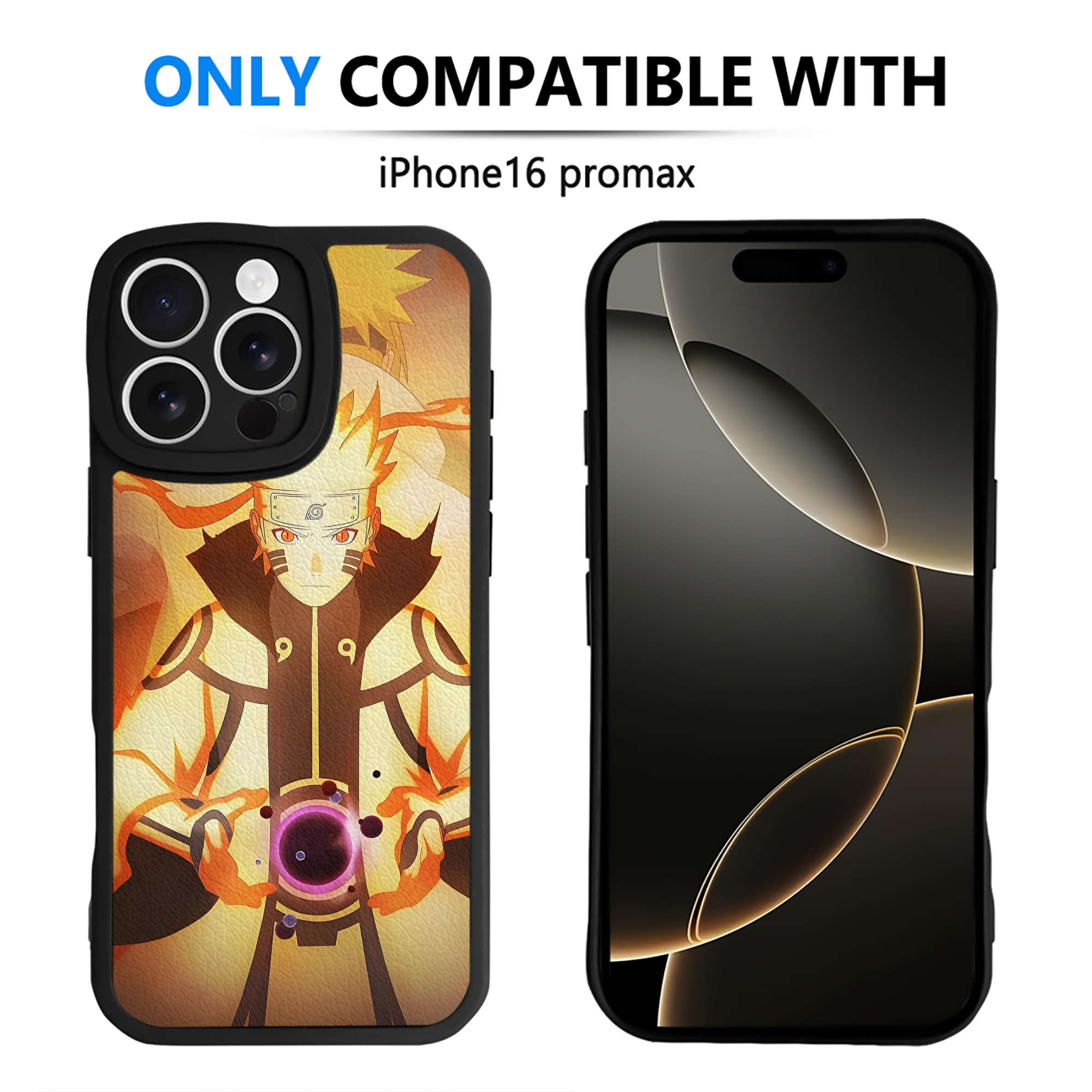 （画像用） NARUTO -ナルト- NARUTO -ナルト- 疾風伝 【iPhone 16シリーズ対応】シリコンスマホケース（レザー調） 材質：シリコン